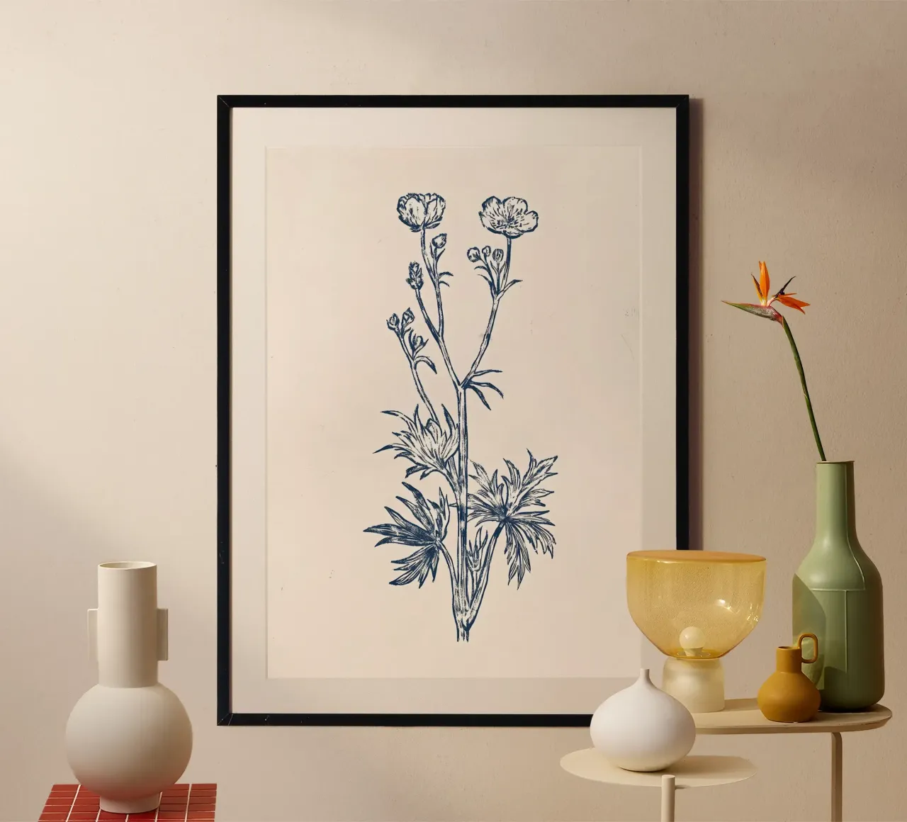 Piedi di porco poster con telaio in plastica da diedrich