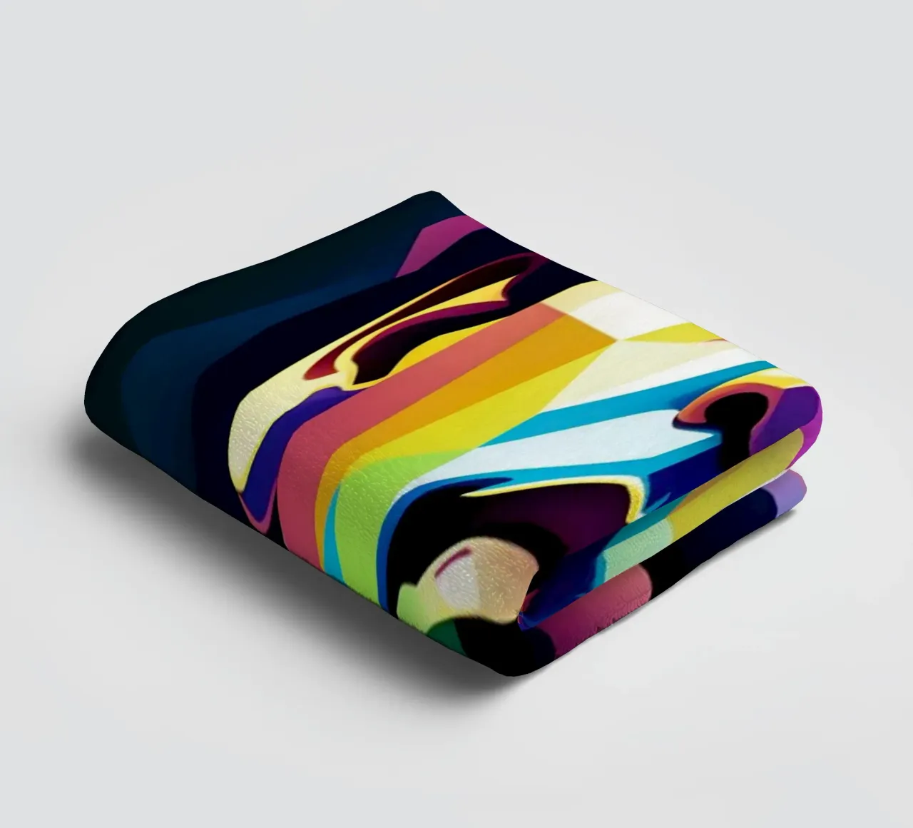 Diego Maradona wpap potrait neon serviette de bain de BONANZA