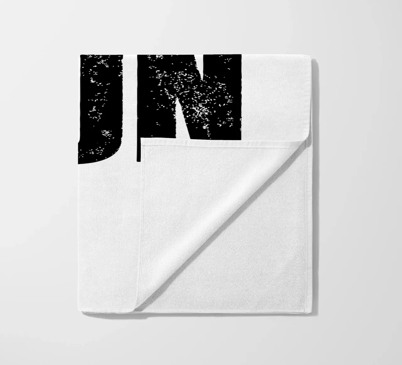 C'est Bon Design tipografico francese in bianco e nero telo mare da THE MOTIVATED TYPE