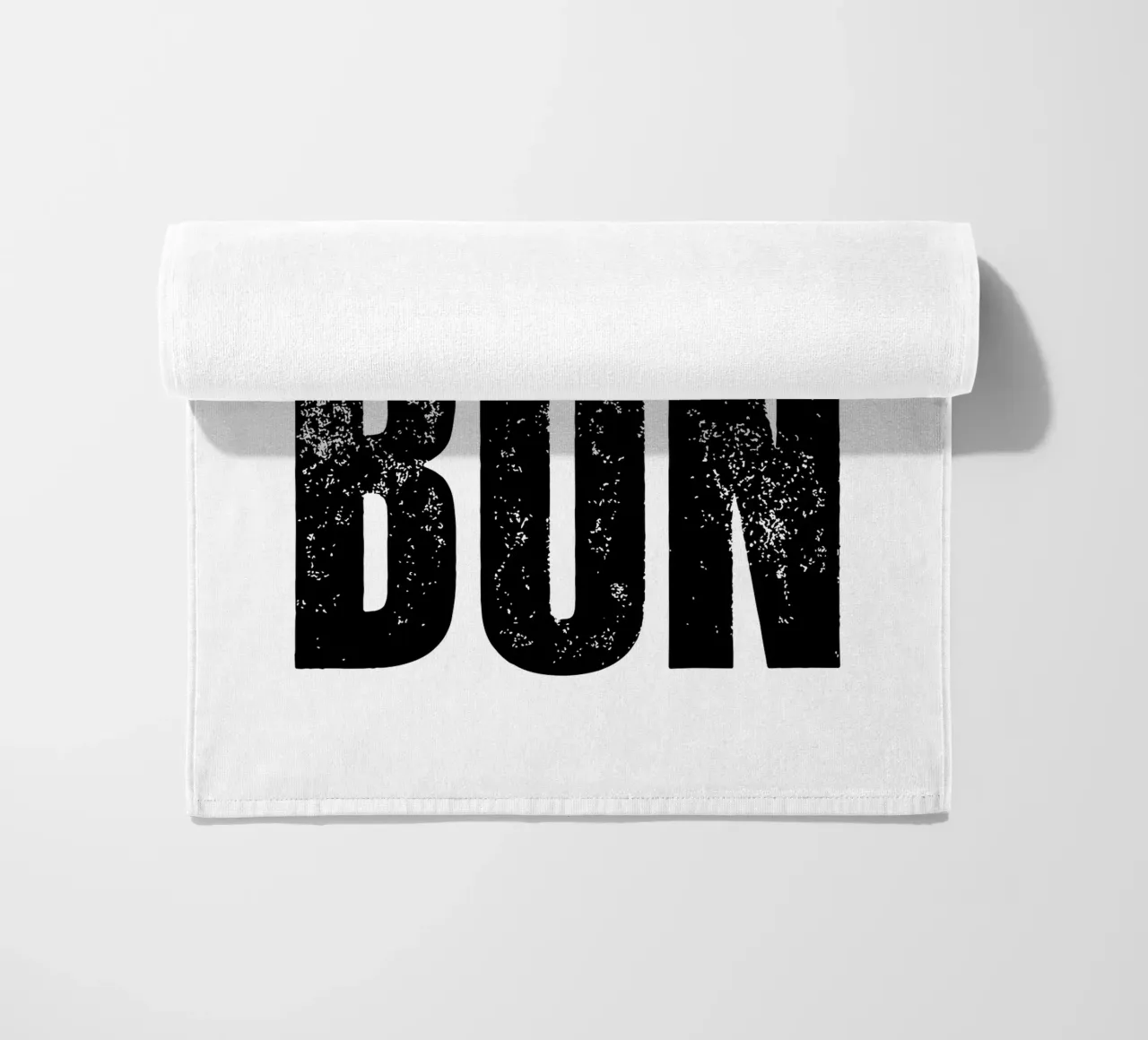 C'est Bon Design tipografico francese in bianco e nero telo mare da THE MOTIVATED TYPE