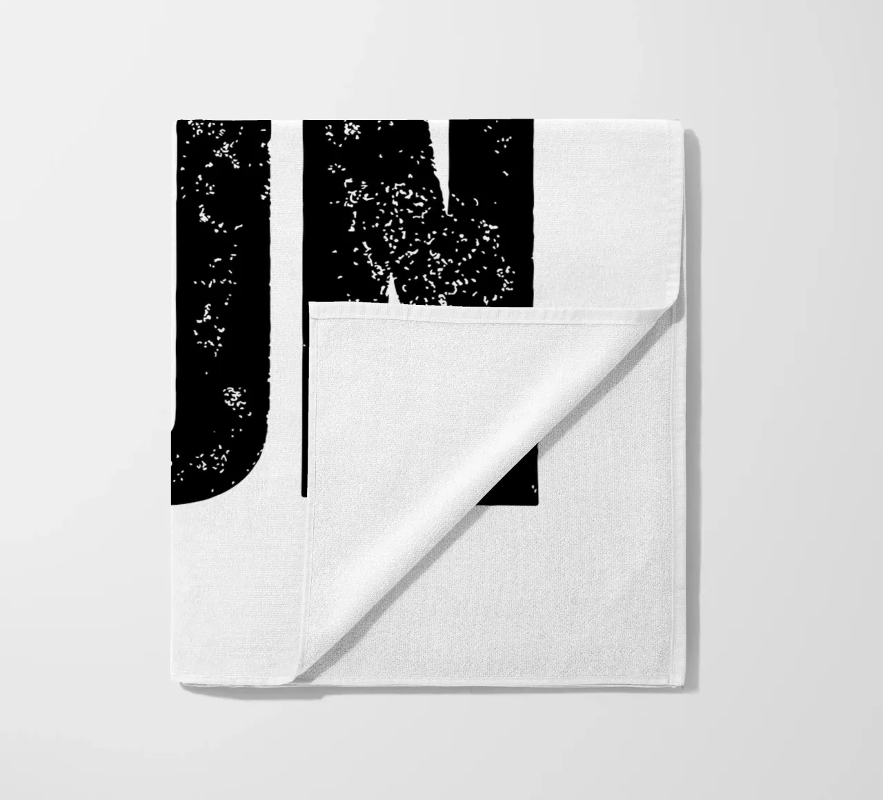 C'est Bon Design tipografico francese in bianco e nero telo mare da THE MOTIVATED TYPE