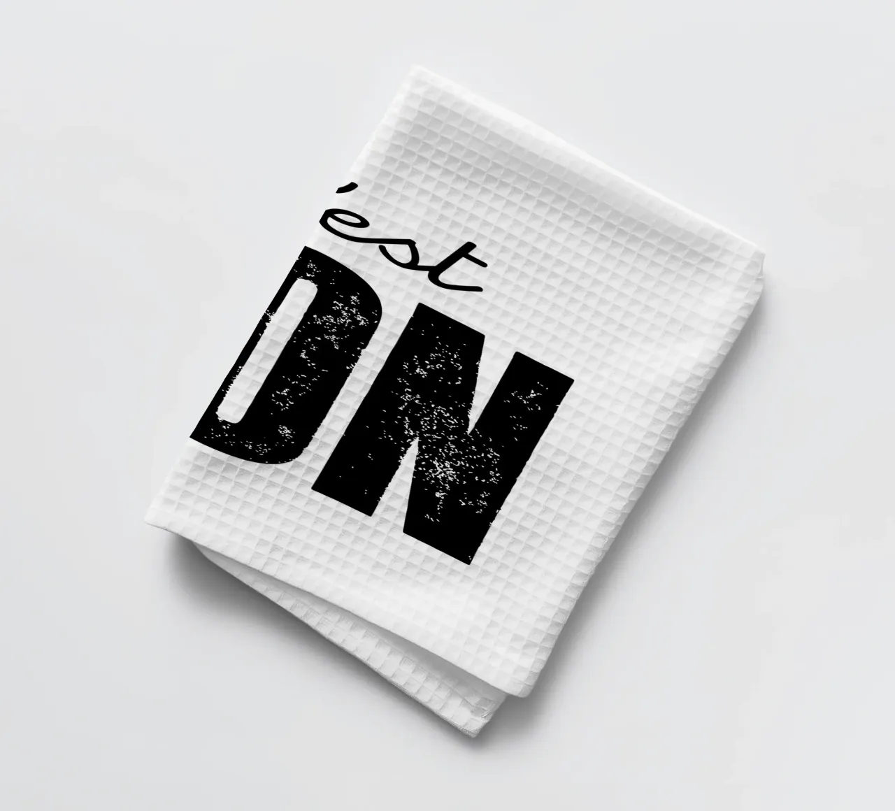 C'est Bon Design tipografico francese in bianco e nero canovaccio da cucina da THE MOTIVATED TYPE