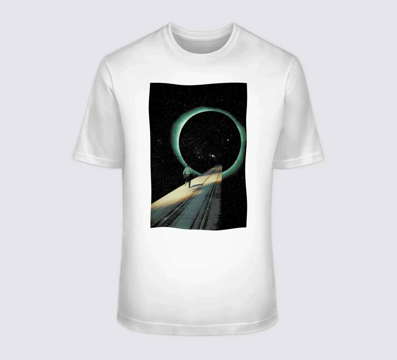 Escaping into the Void t-shirt da Frank Moth