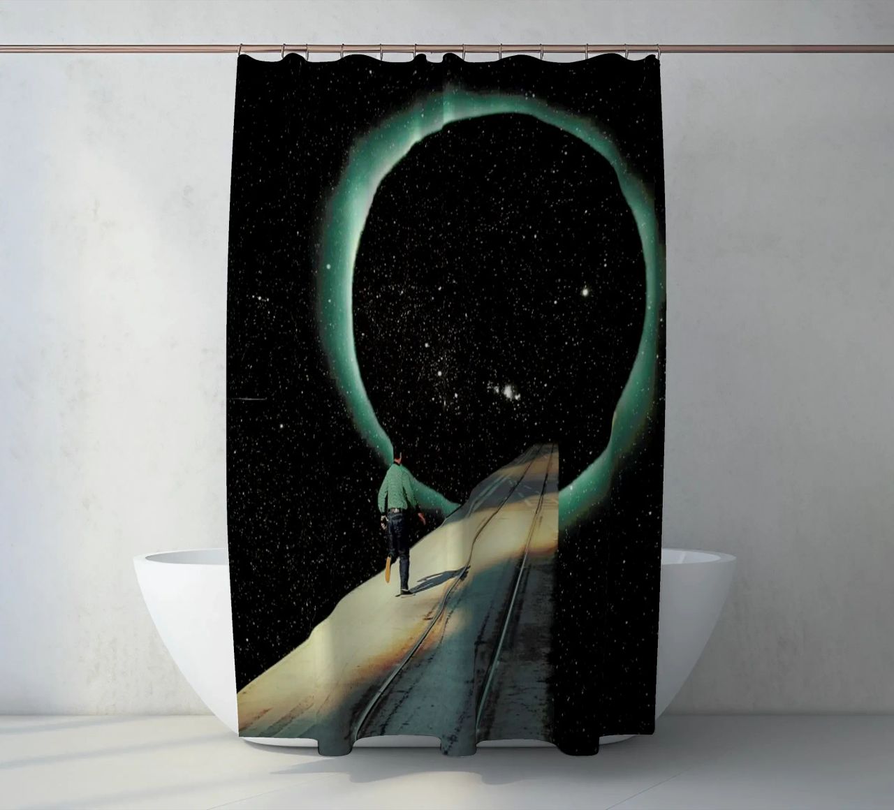 Escaping into the Void tenda da doccia da Frank Moth