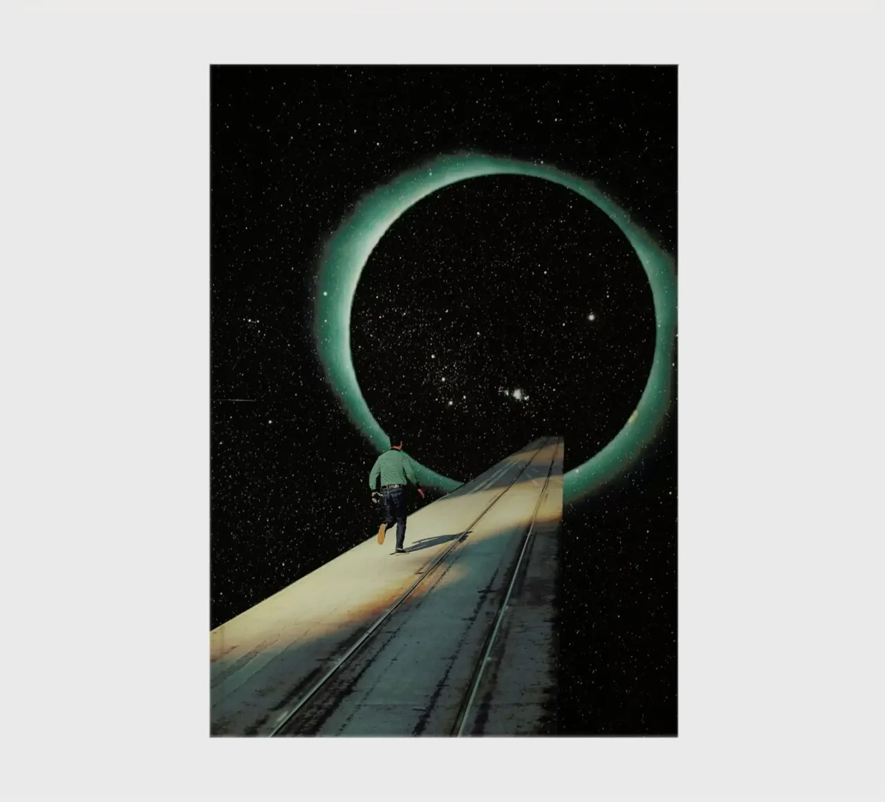 Escaping into the Void Notizbuch von Frank Moth