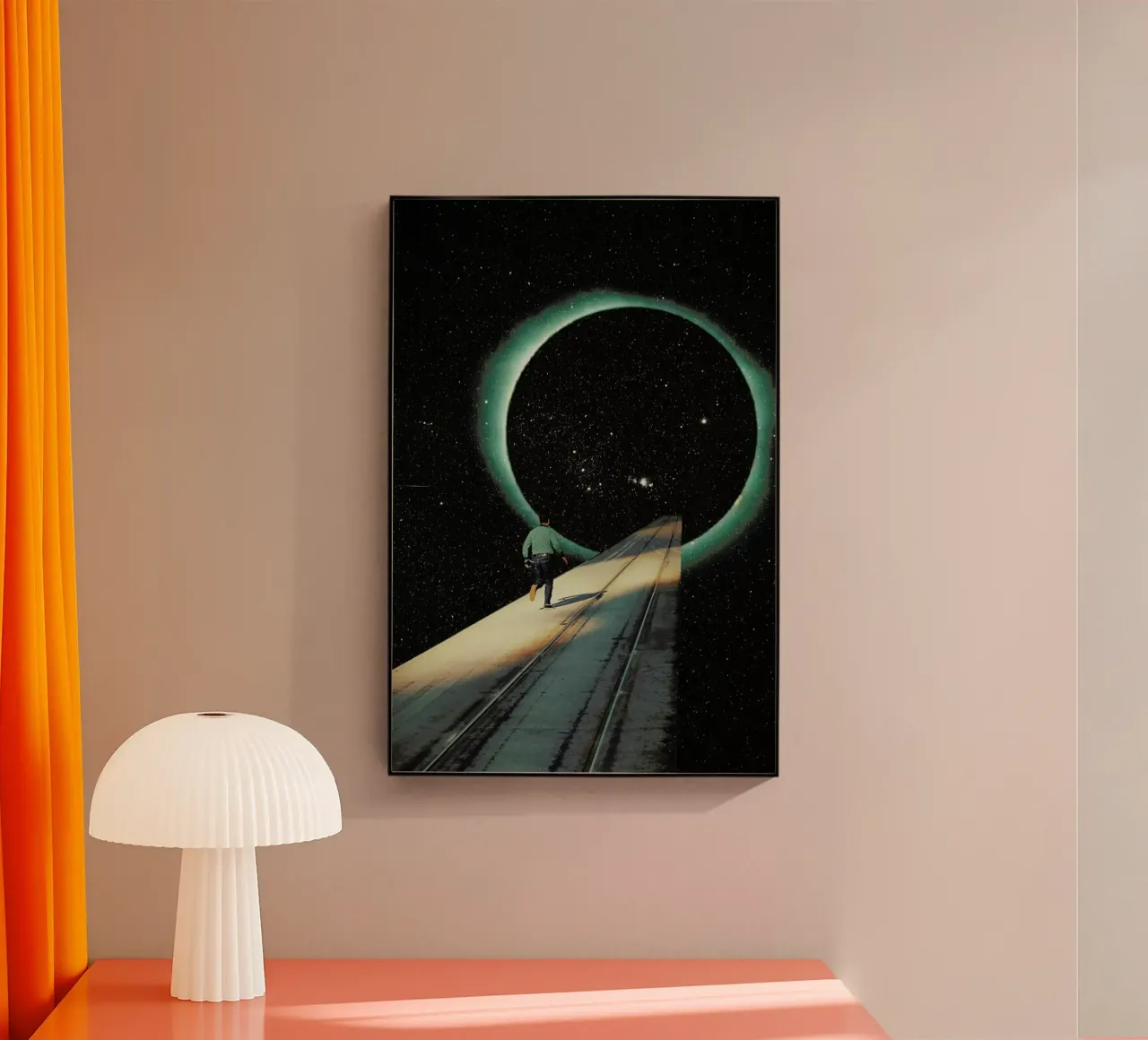 Escaping into the Void metacrilato de Frank Moth