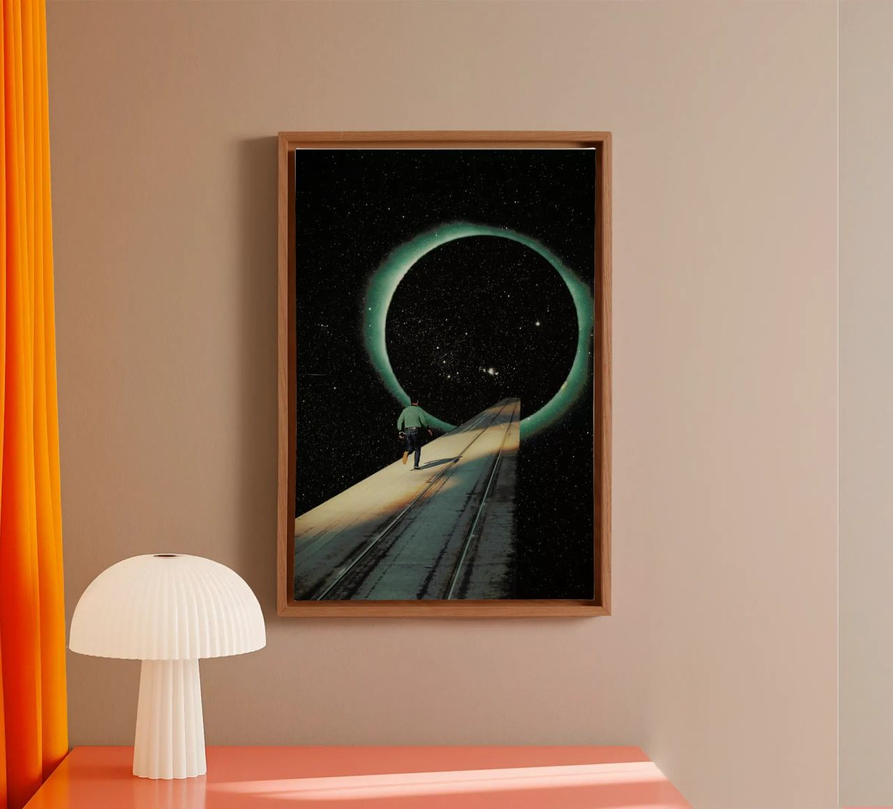 Escaping into the Void tela da Frank Moth