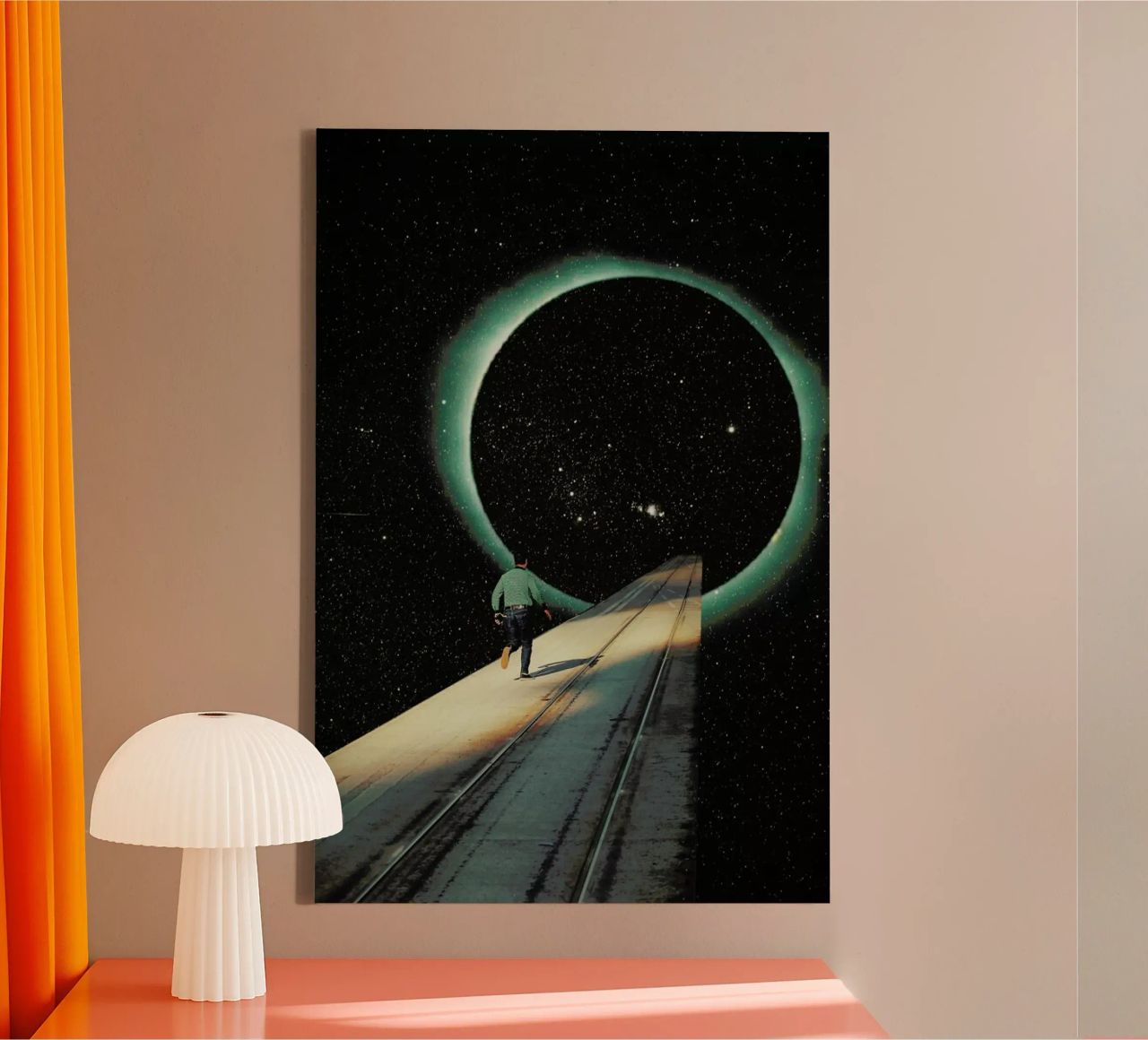Escaping into the Void tela da Frank Moth