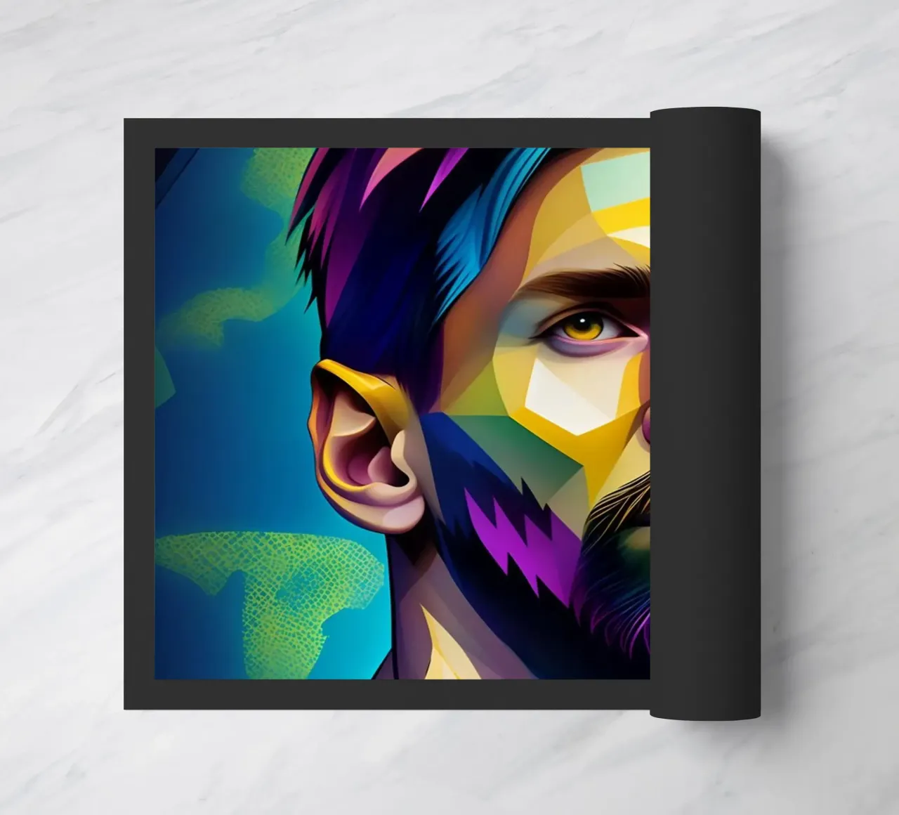Messi potrait wpap neon zerbino da BONANZA