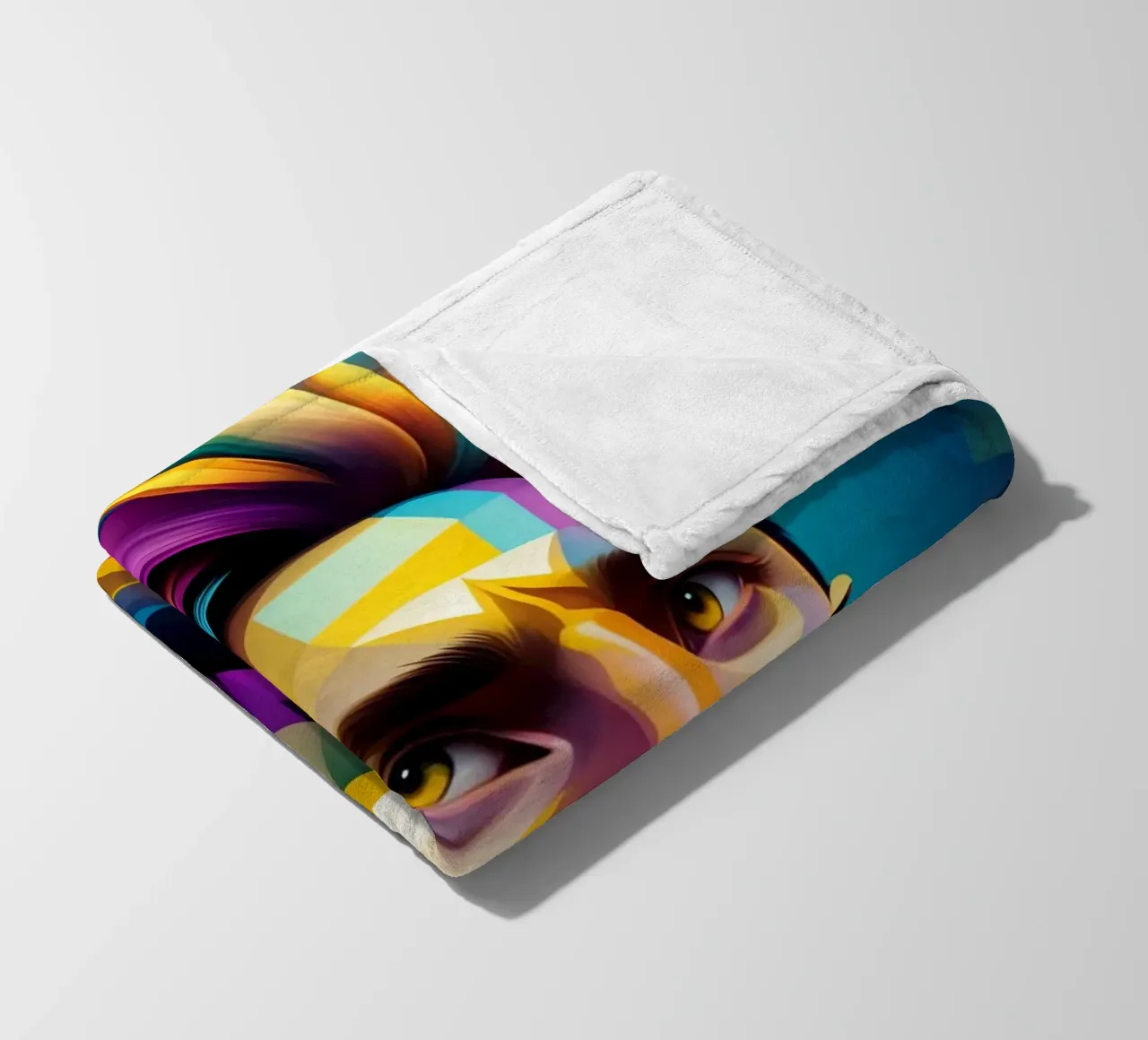 Messi potrait wpap neon coperta in pile da BONANZA
