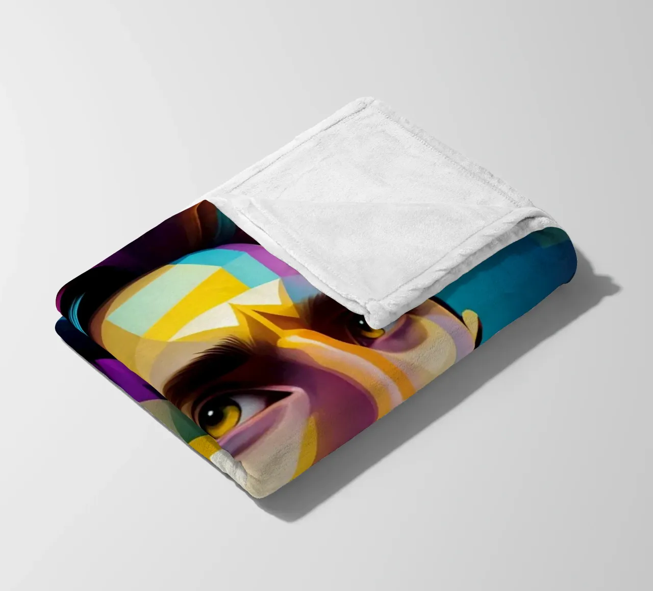 Messi potrait wpap neon coperta in pile da BONANZA