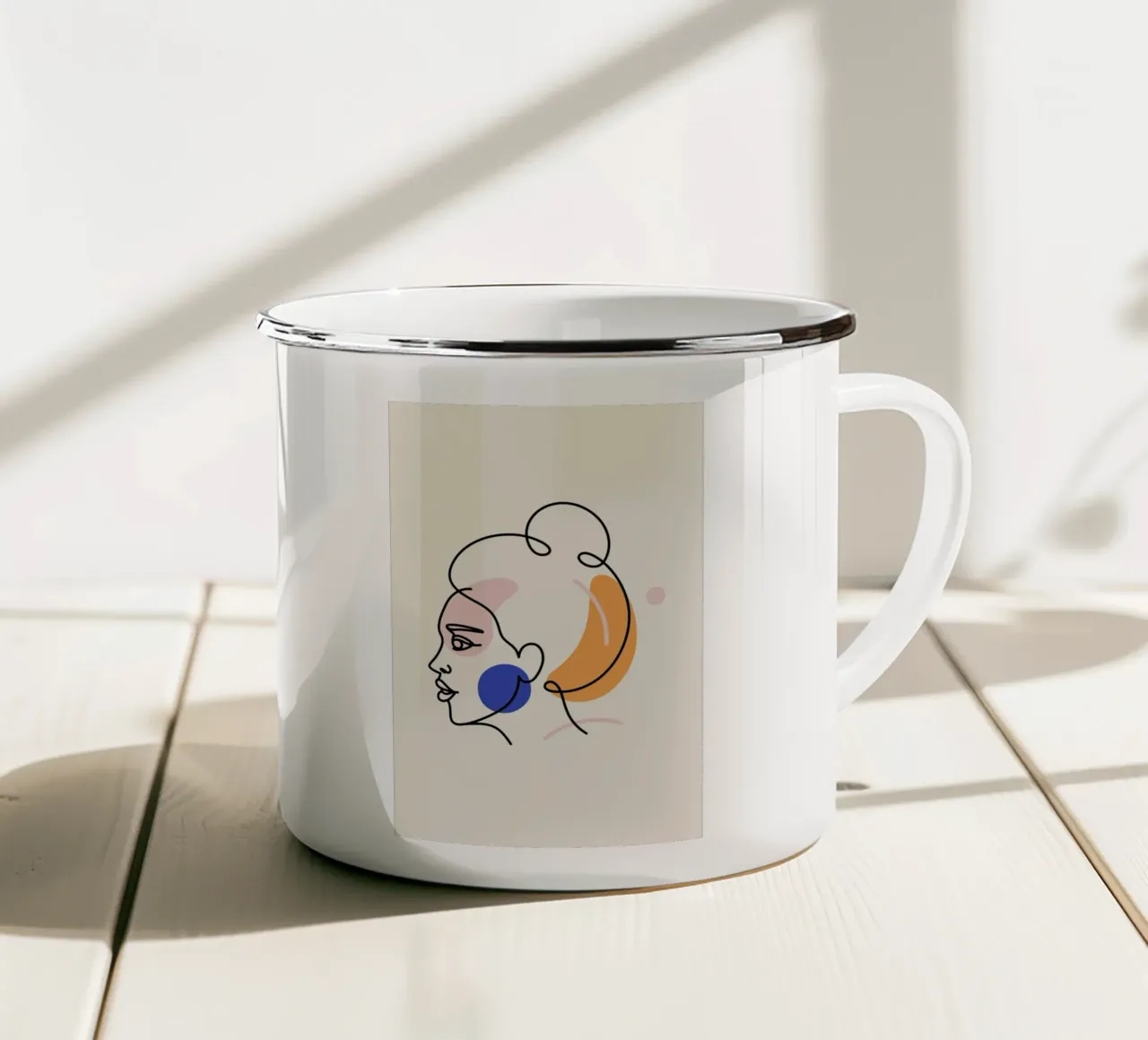 Pieces tazza in smalto da Pure