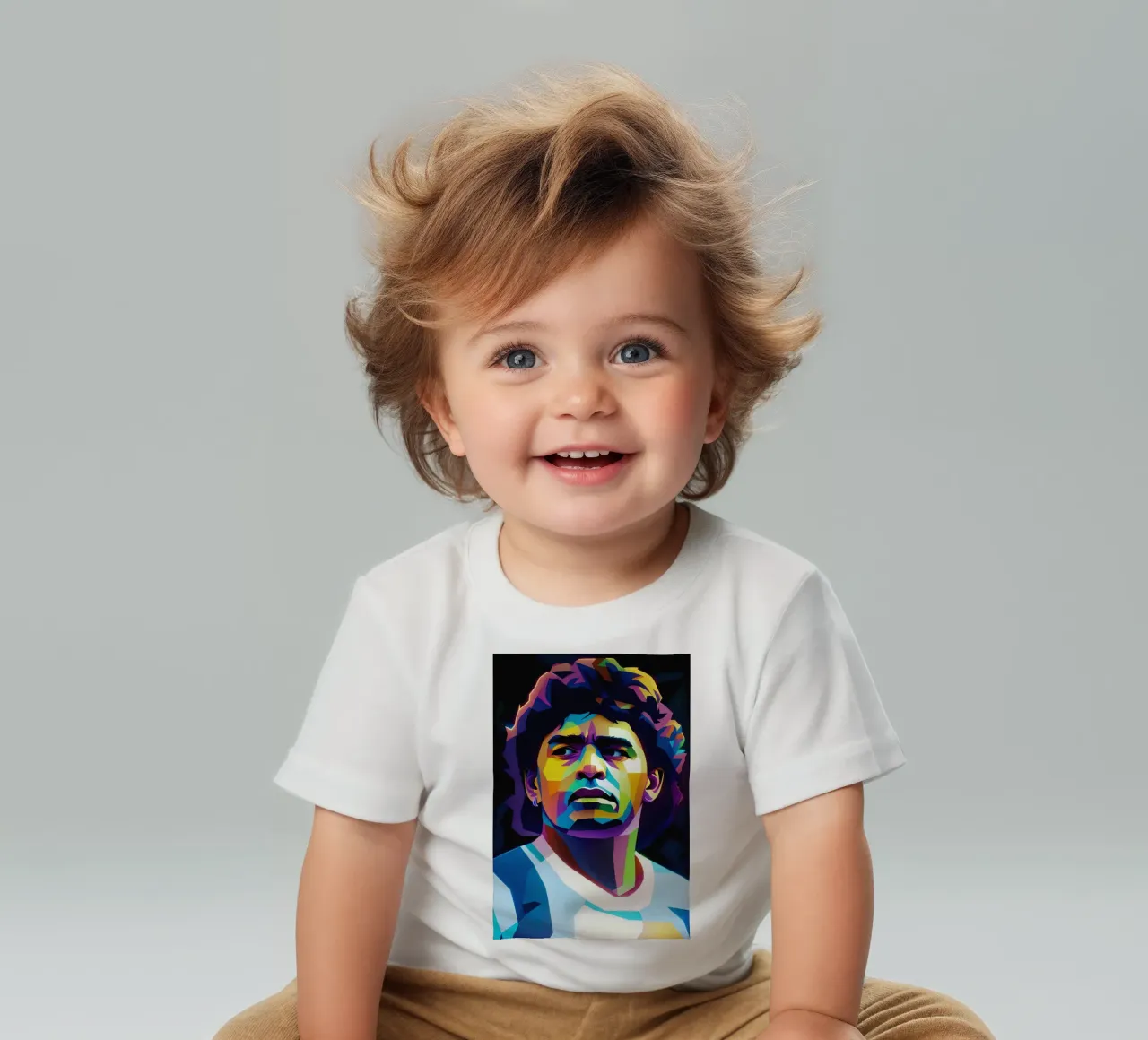 Diego Maradona wpap neon maglietta neonato da BONANZA