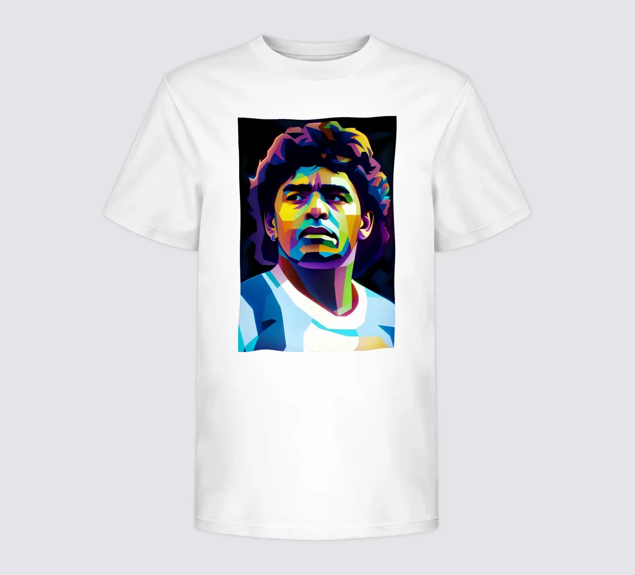 Diego Maradona wpap neon kids t-shirt by BONANZA