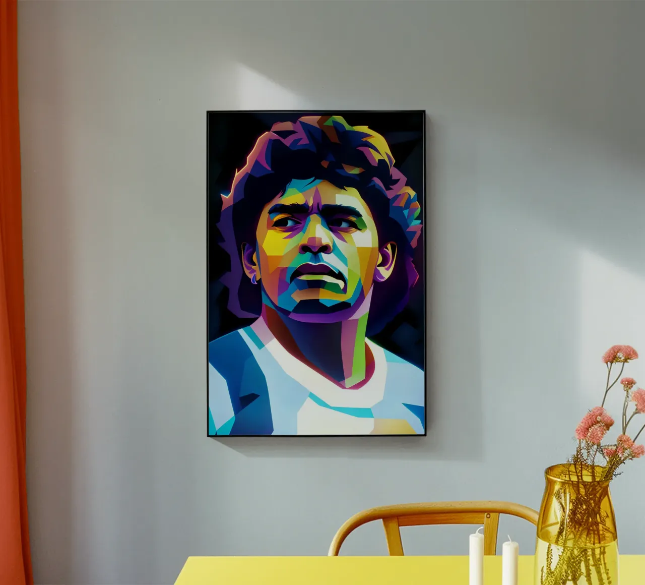 Diego Maradona wpap neon plexiglass da BONANZA