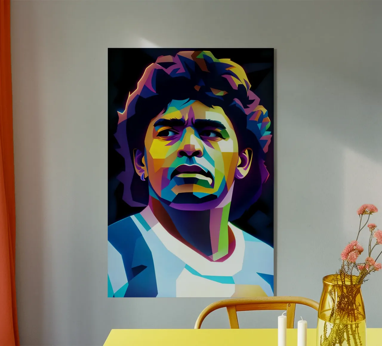 Diego Maradona wpap neon plexiglass da BONANZA