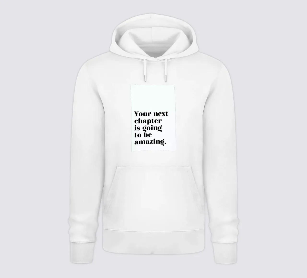 Next Chapter felpa con cappuccio da typed