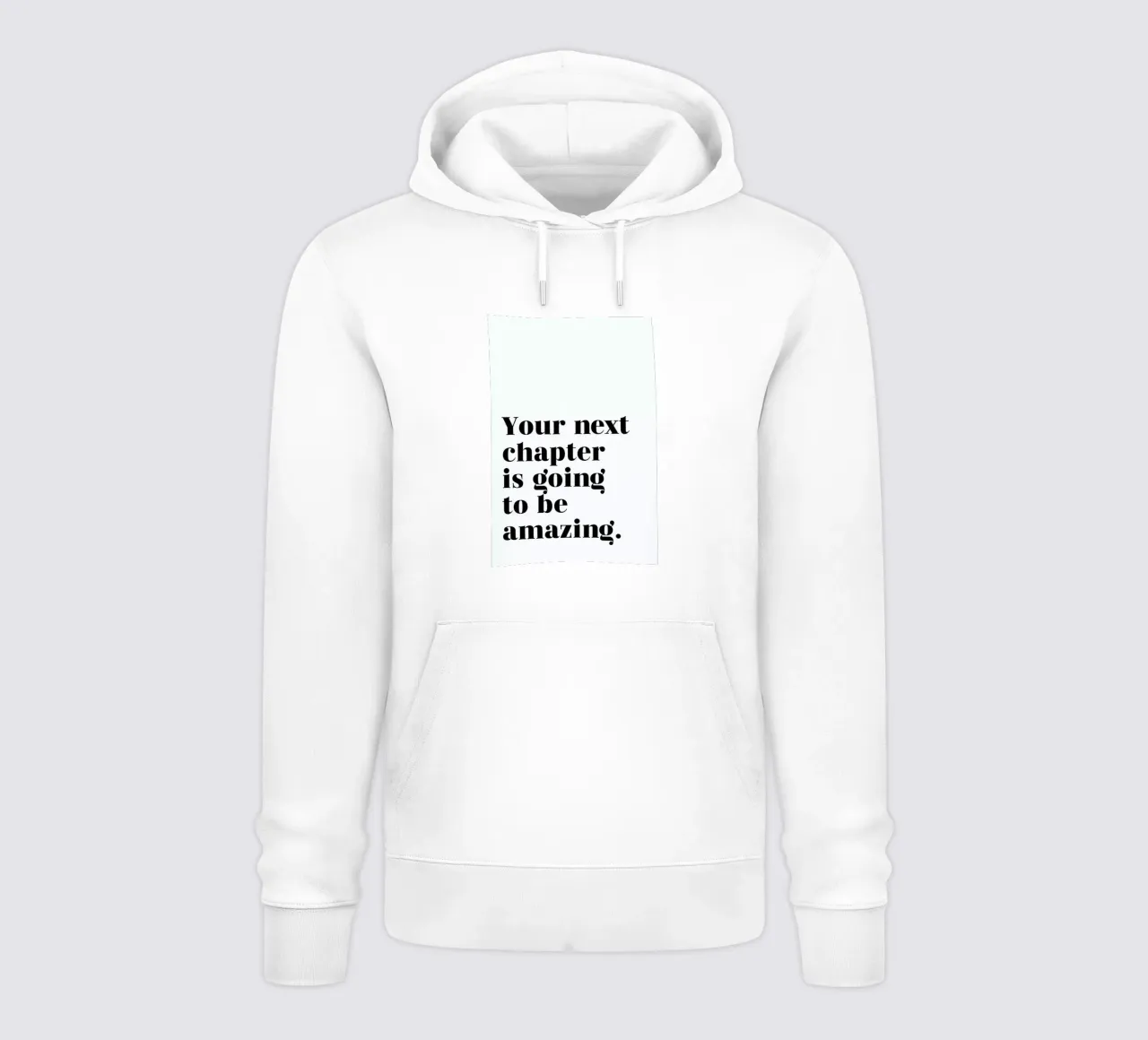Next Chapter Hoodie von typed
