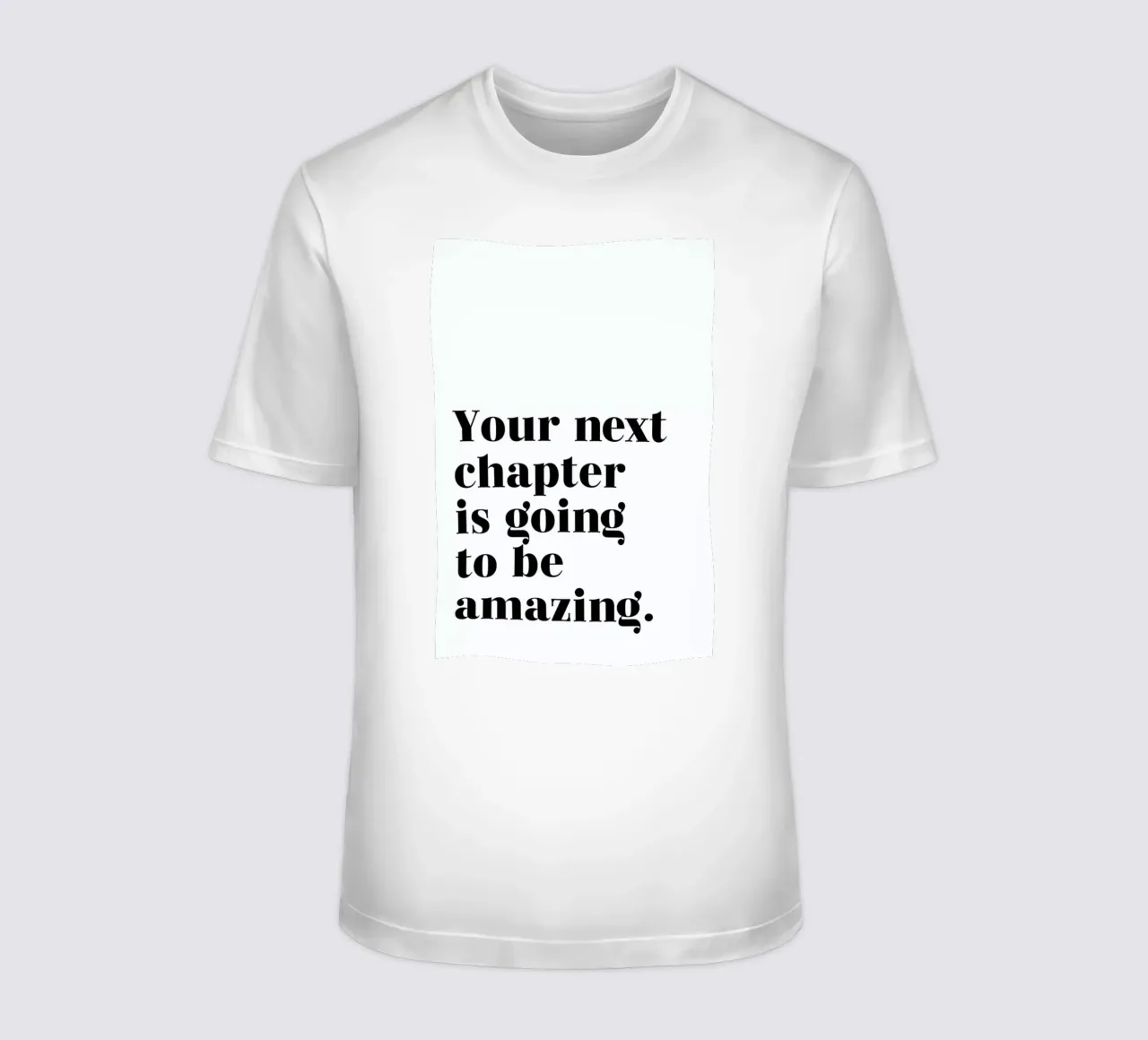 Next Chapter t-shirt da typed