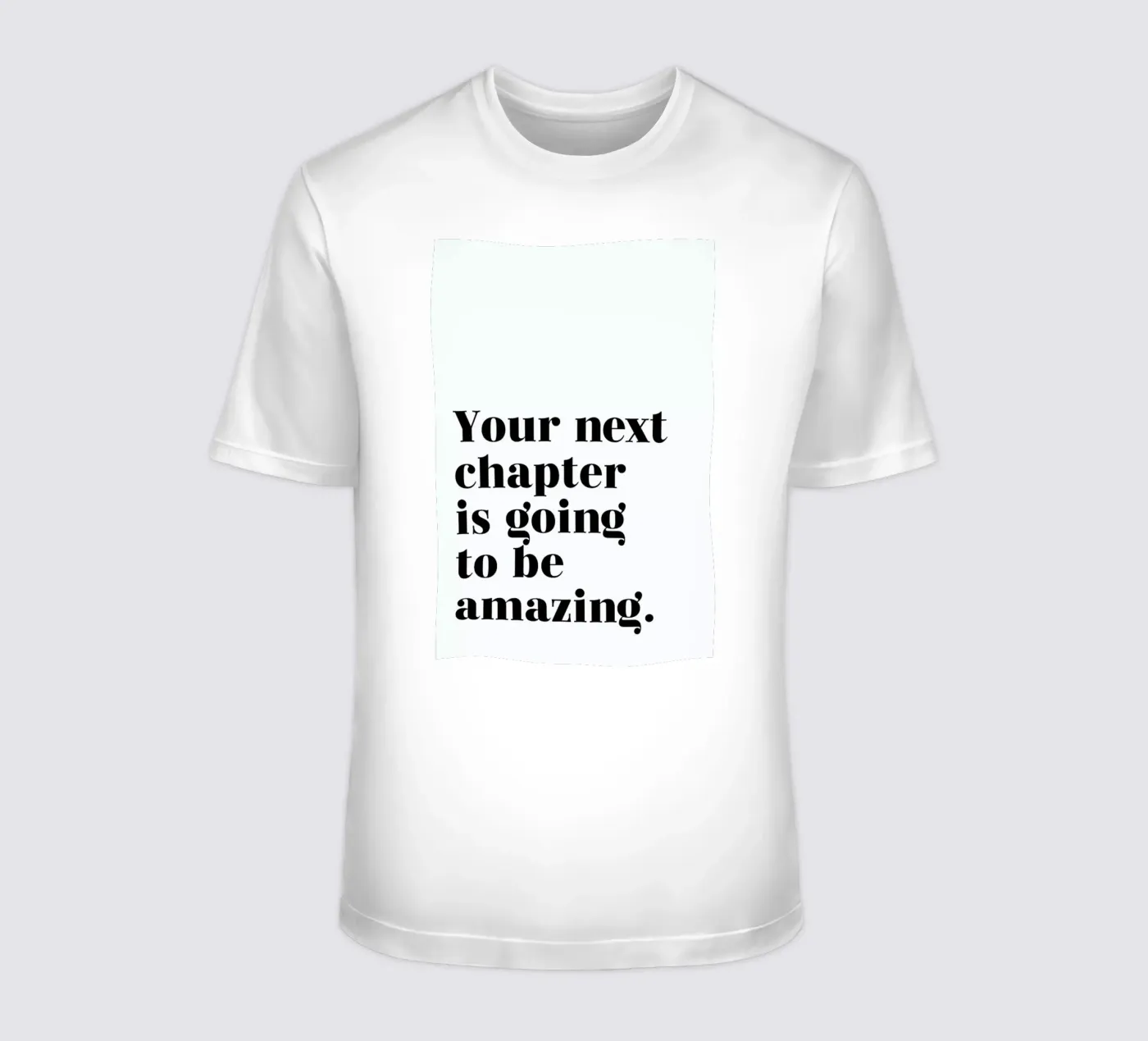 Next Chapter t-shirt da typed