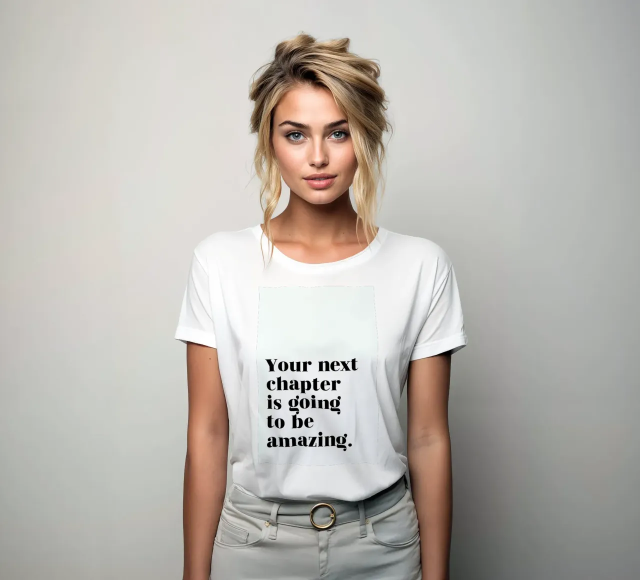 Next Chapter t-shirt da donna da typed