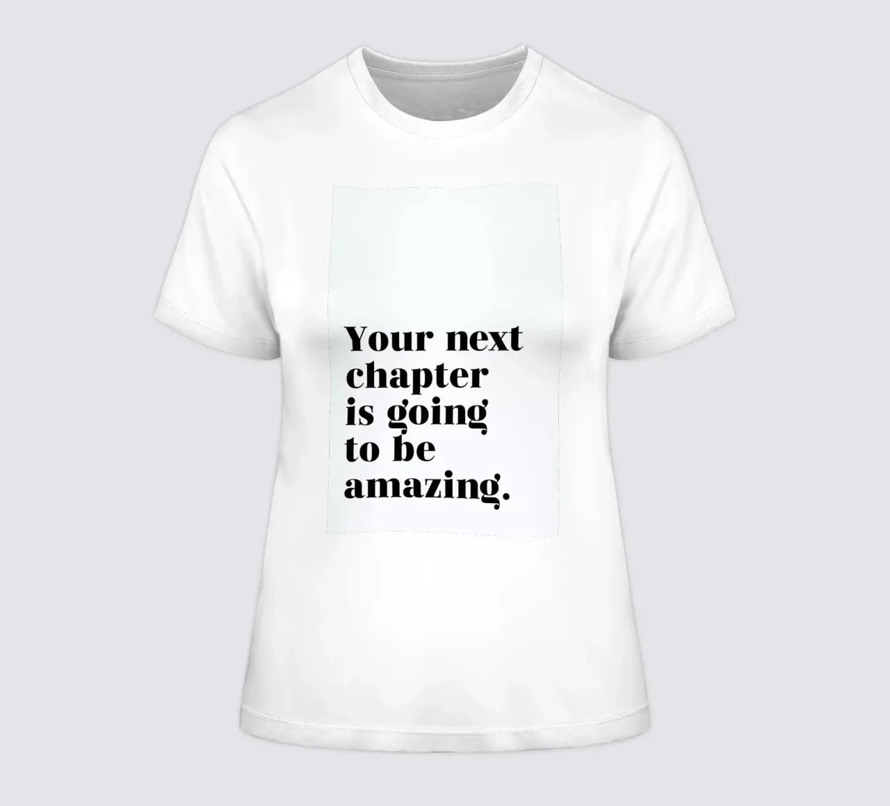 Next Chapter t-shirt da donna da typed