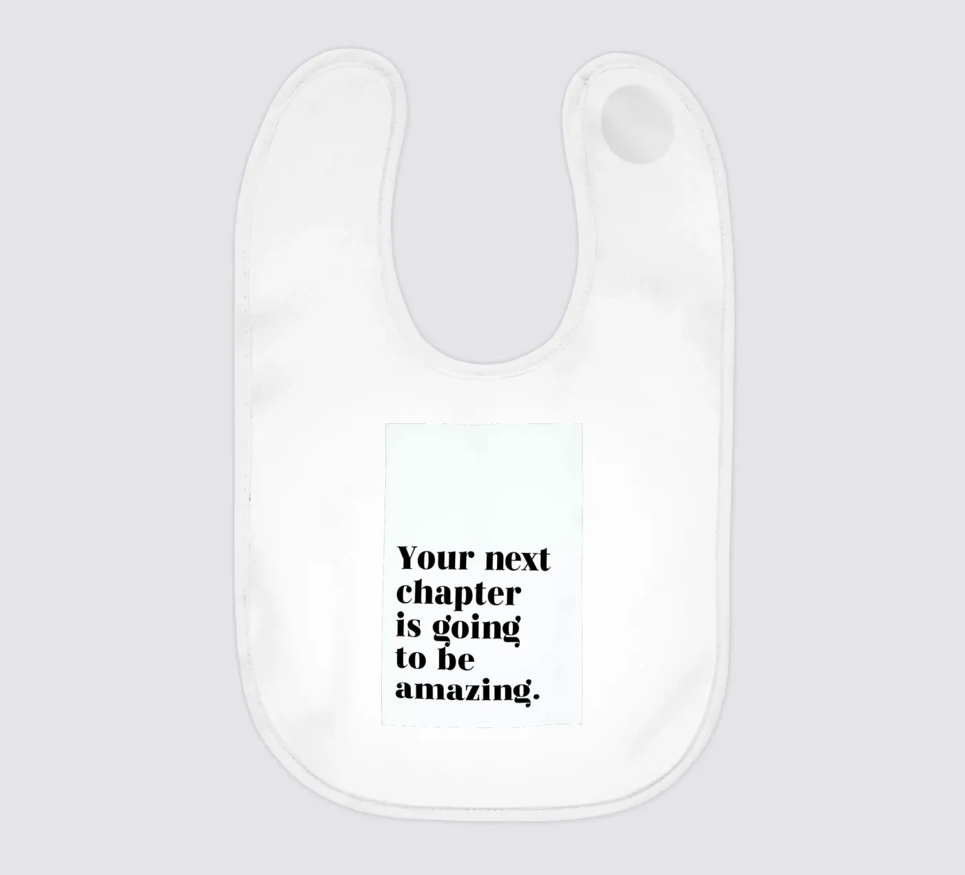 Next Chapter baby slabbetje van typed