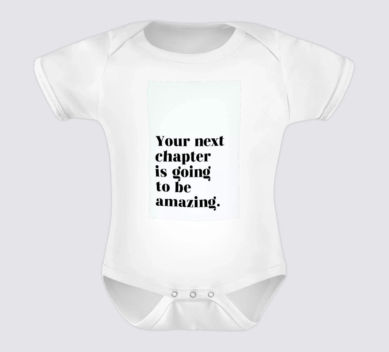 Next Chapter Kurzarm Babybody von typed