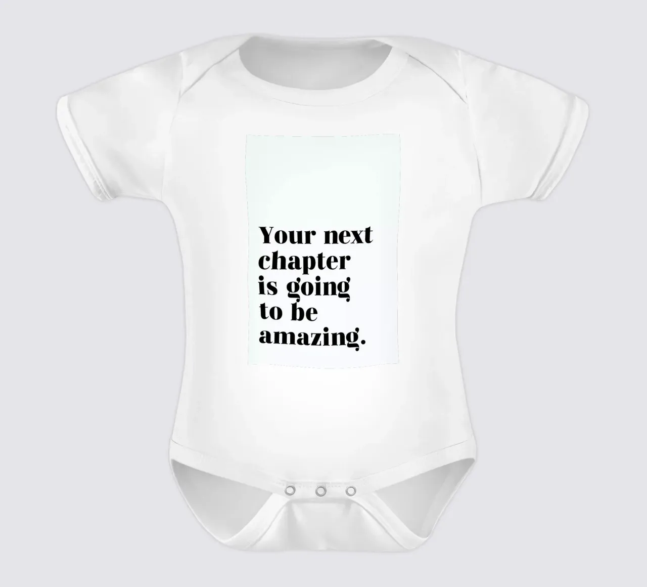 Next Chapter body neonato maniche corte da typed