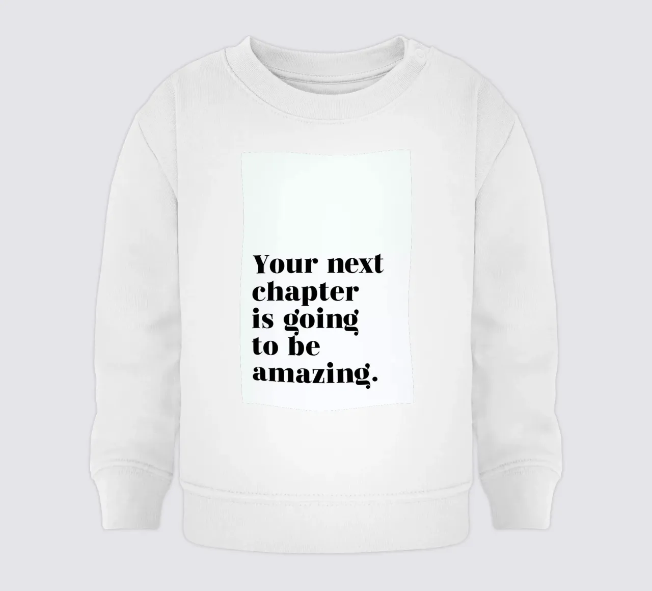 Next Chapter felpa neonato da typed