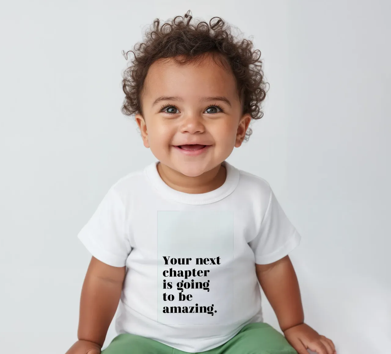 Next Chapter camiseta de bebé de typed