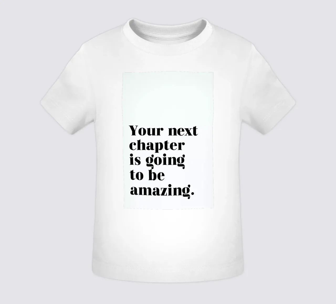 Next Chapter camiseta de bebé de typed