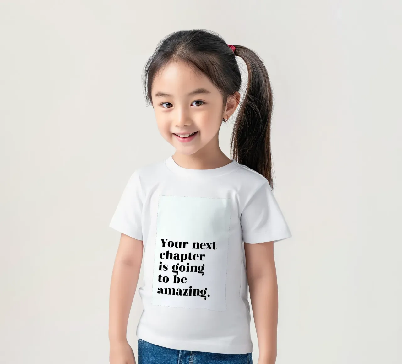 Next Chapter t-shirt bambini da typed