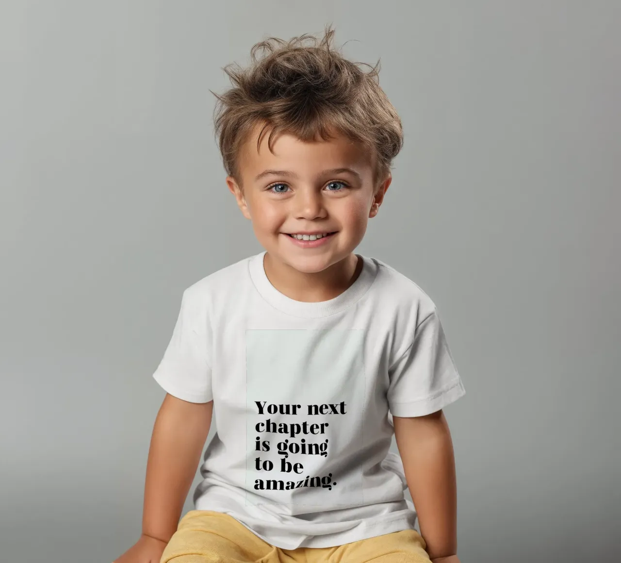 Next Chapter t-shirt bambini da typed