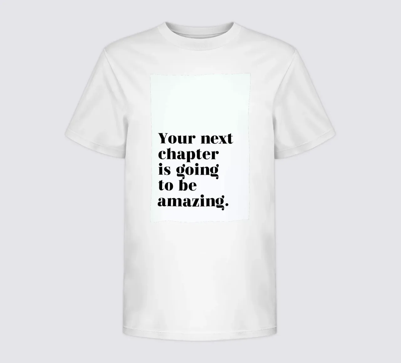 Next Chapter t-shirt bambini da typed