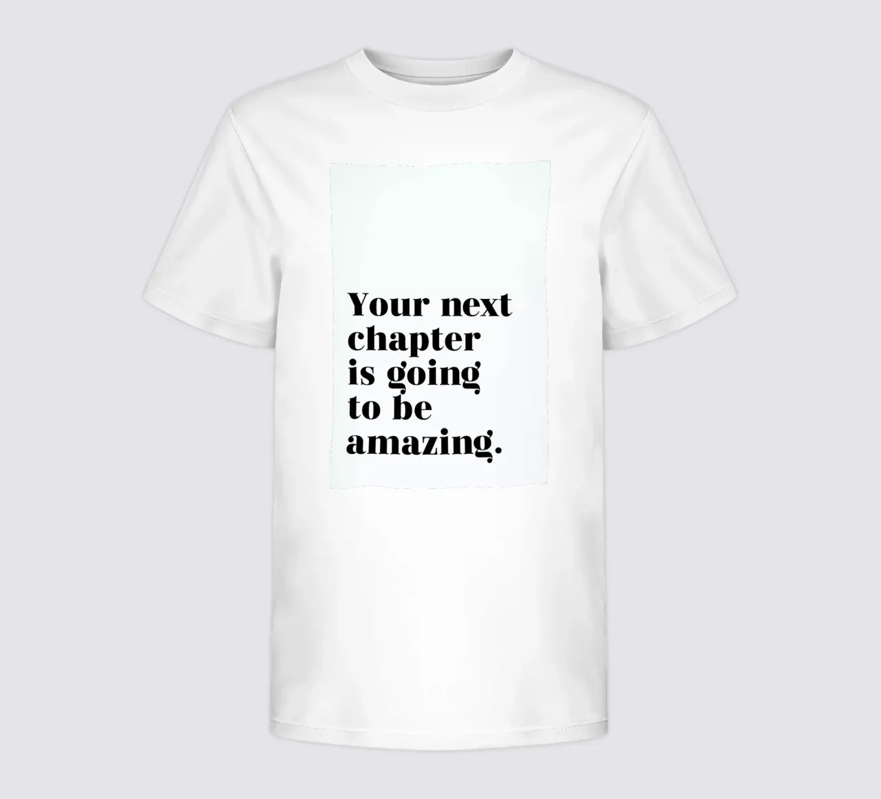 Next Chapter t-shirt bambini da typed