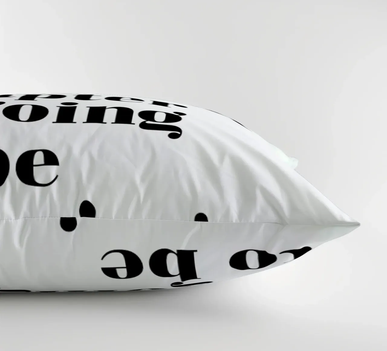 Next Chapter cuscino da typed