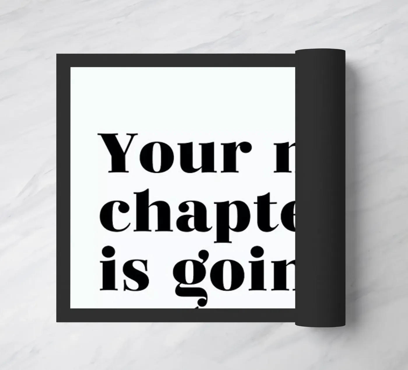 Next Chapter doormat by typed