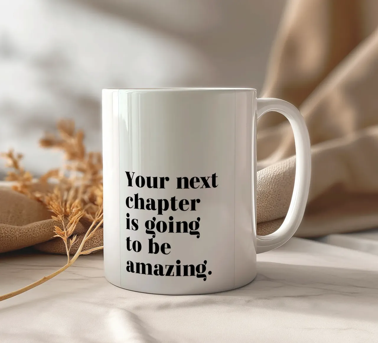 Next Chapter Keramik Tasse von typed