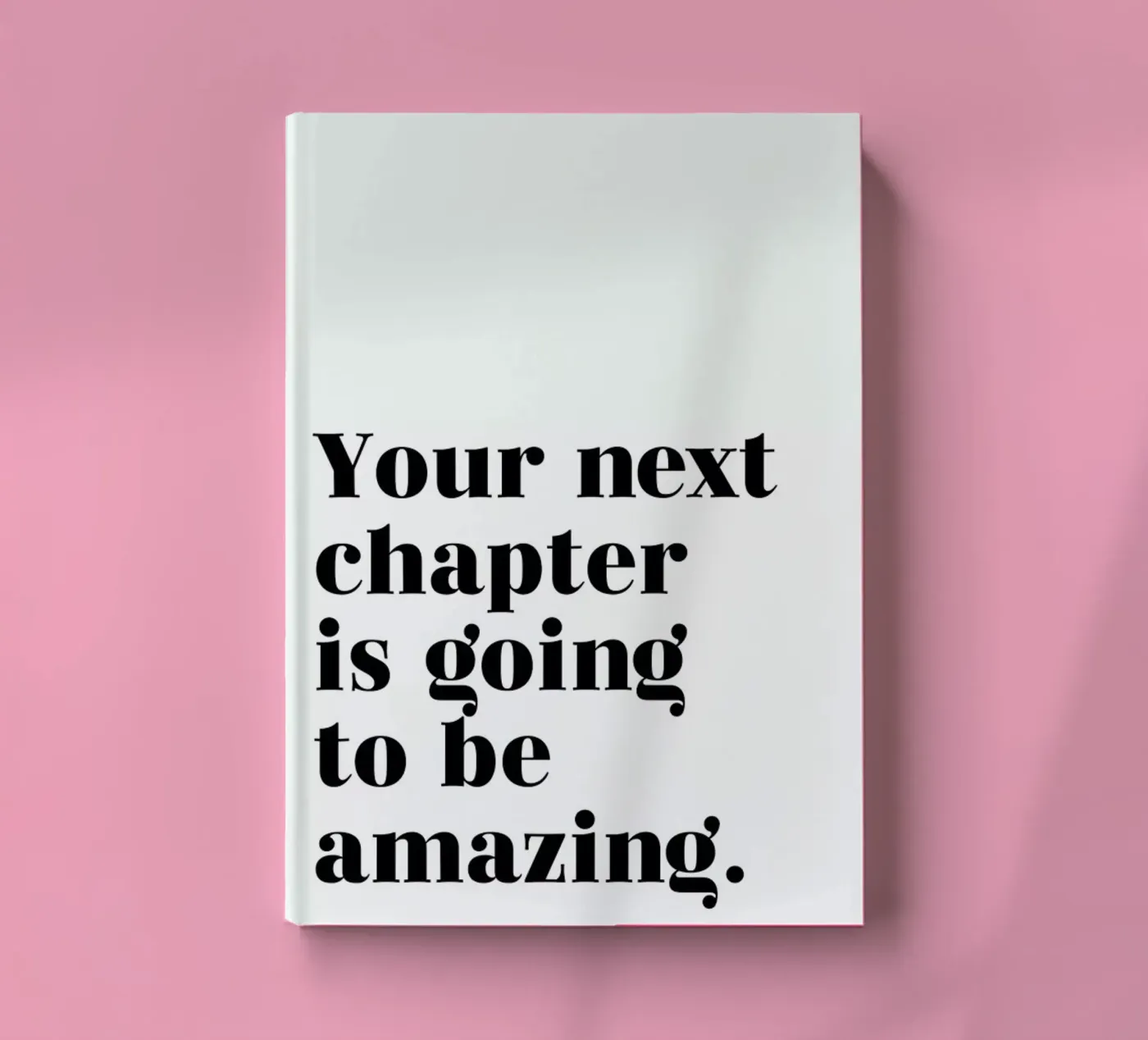Next Chapter notebook by typed