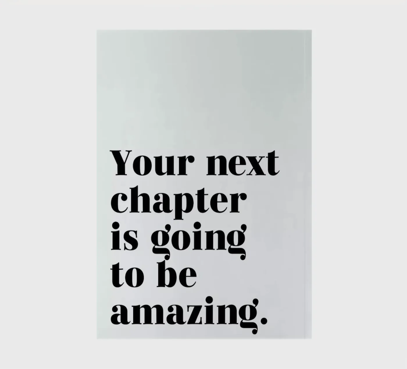 Next Chapter carnet de notes de typed