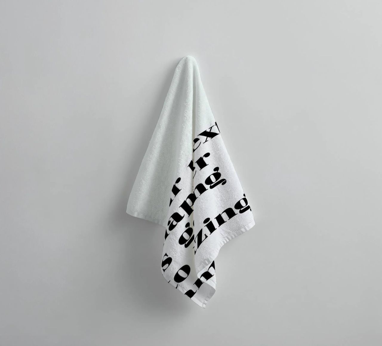 Next Chapter towel by typed