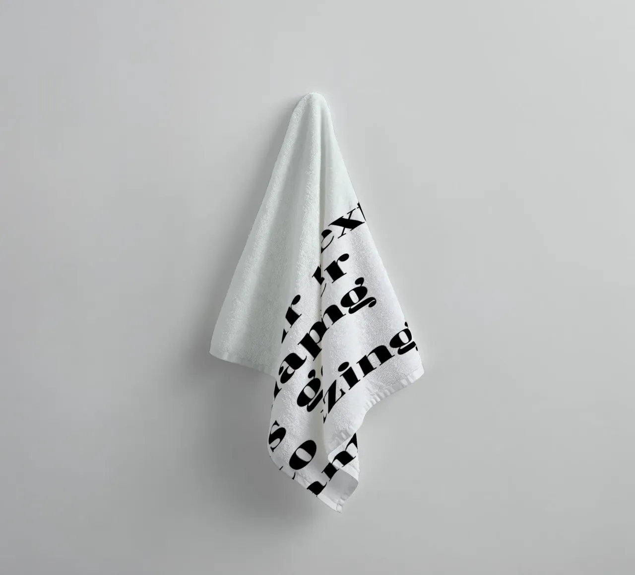 Next Chapter asciugamano da bagno da typed