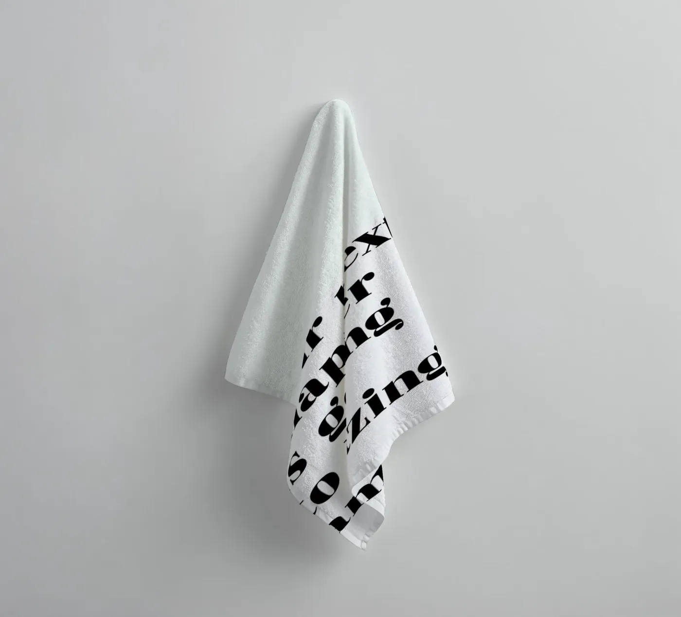 Next Chapter towel by typed
