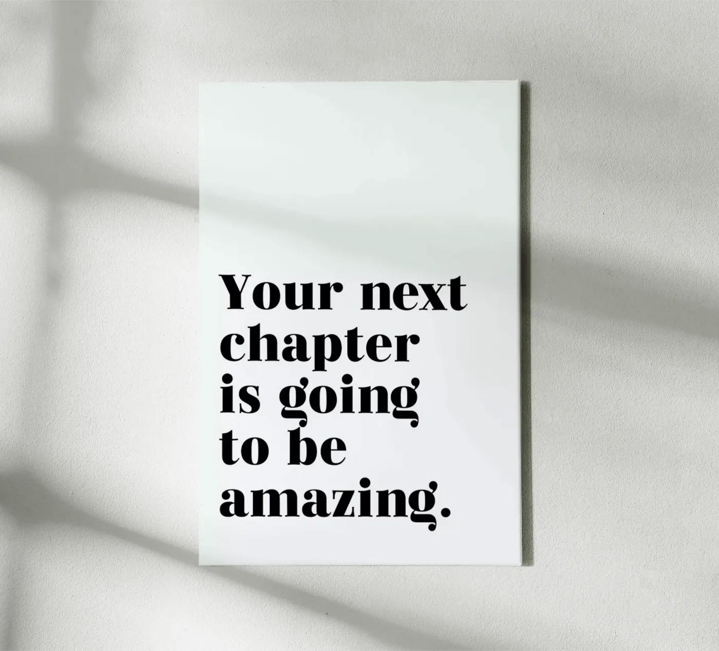 Next Chapter toile de typed