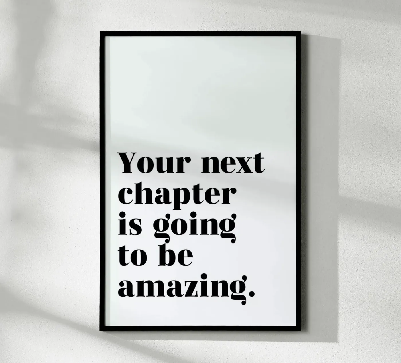 Next Chapter Poster von typed