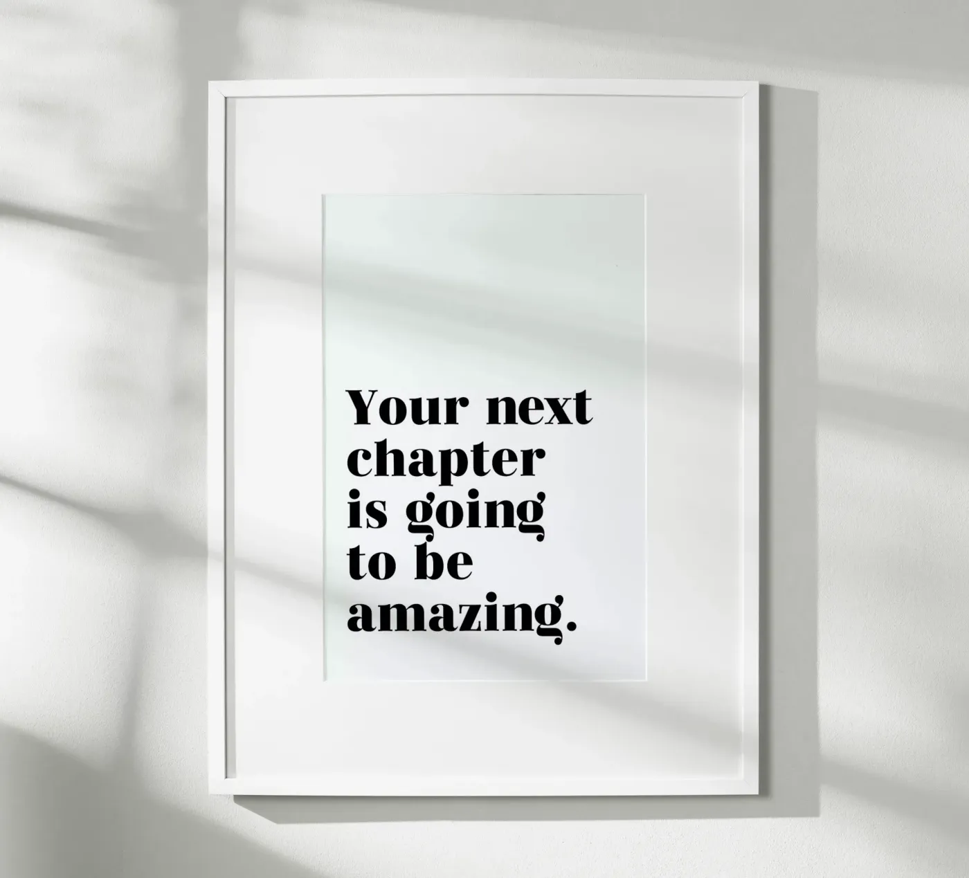 Next Chapter poster da typed