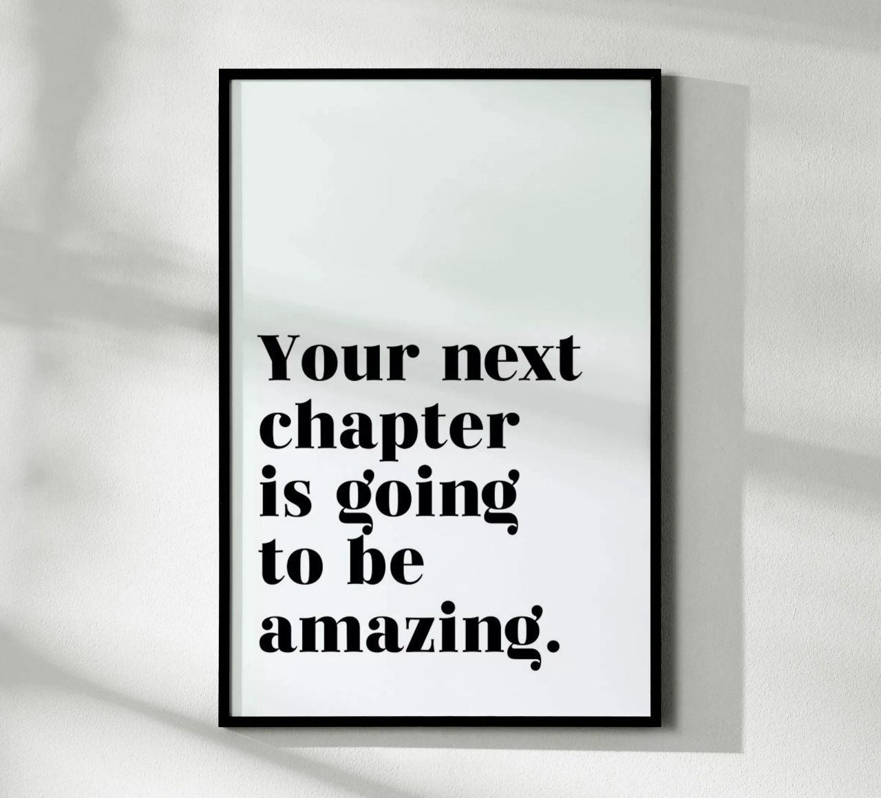 Next Chapter Poster von typed