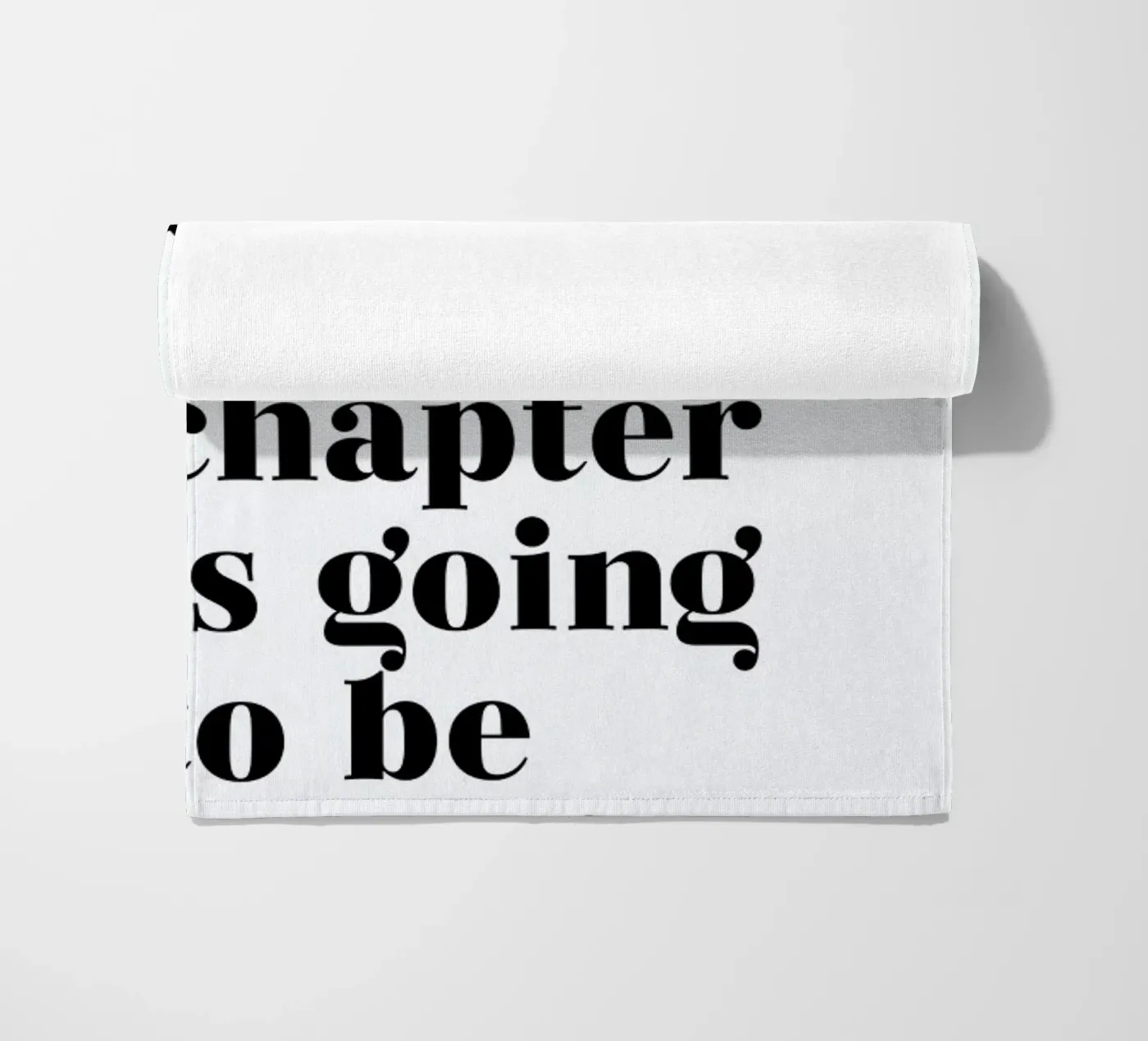 Next Chapter beach towel by typed