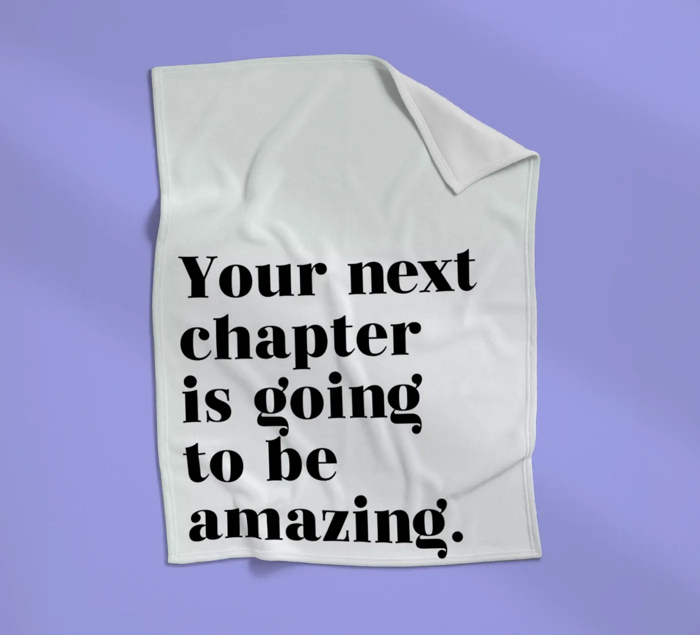 Next Chapter Fleecedecke von typed